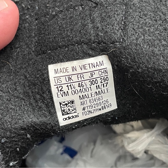 Mens Adidas Samba OG Black Gum, Size 12, 9/10 Condition, No Box - Picture 7 of 8